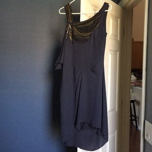 BCBG MAXAZRIA dress with metal details